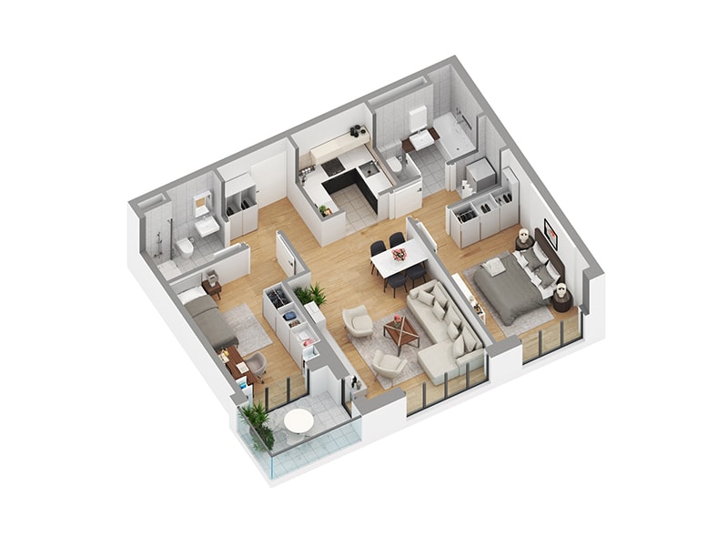 3D prikaz stana