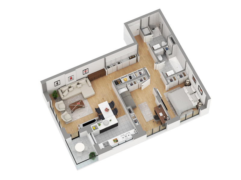3D prikaz stana